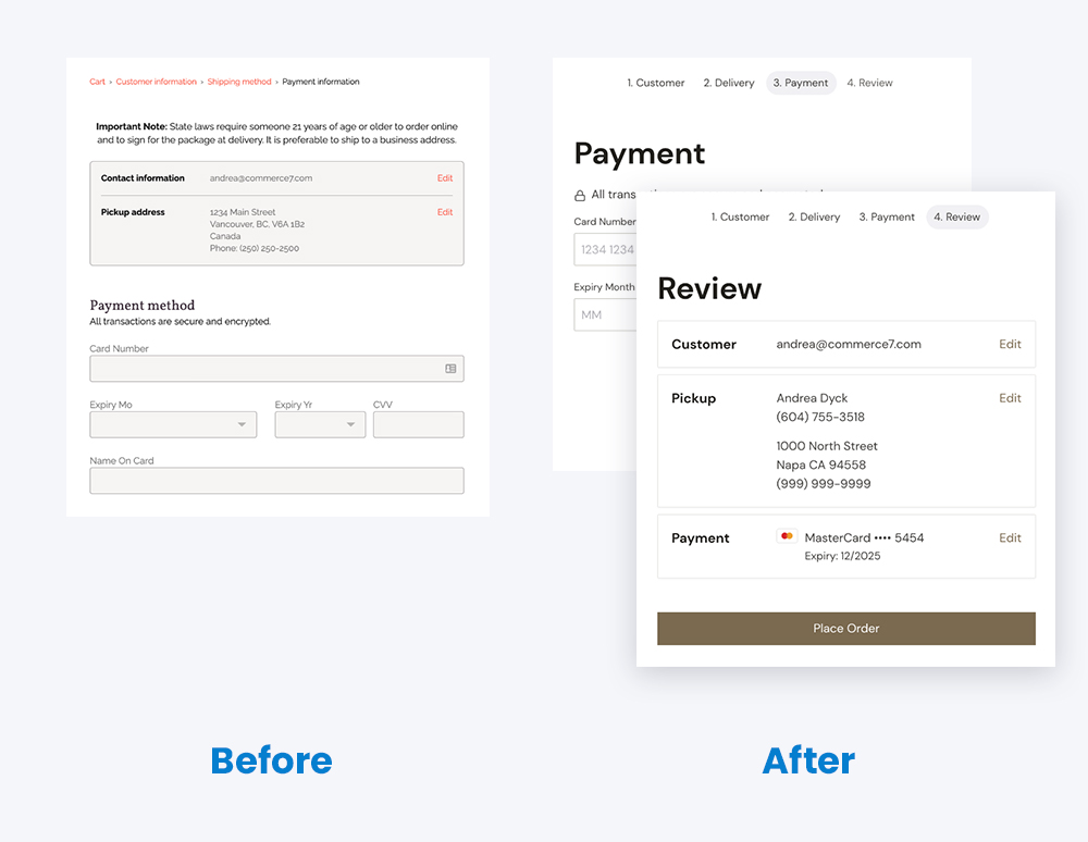 Docobuy Dedicated Purchaseページ Commerce7 | Behind the Making of an Even Better Checkout