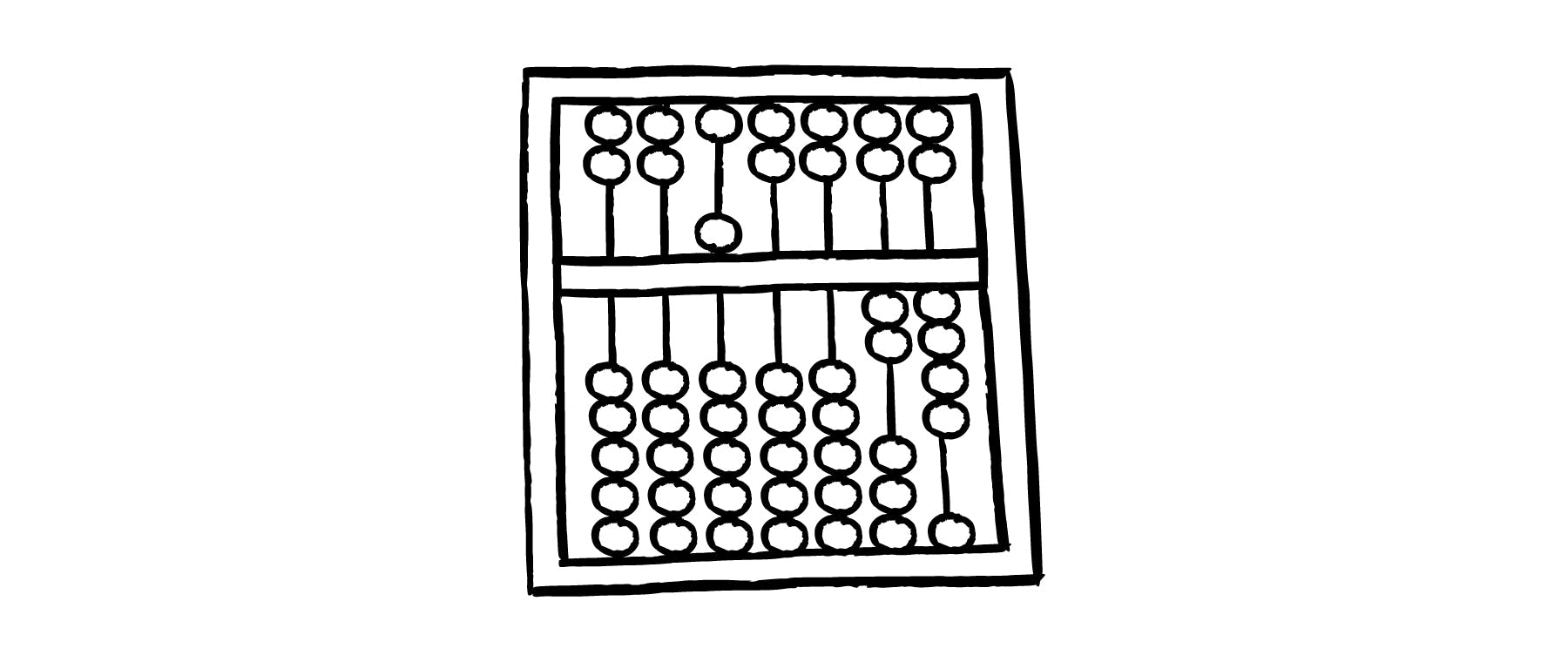 Illustration of an abacus