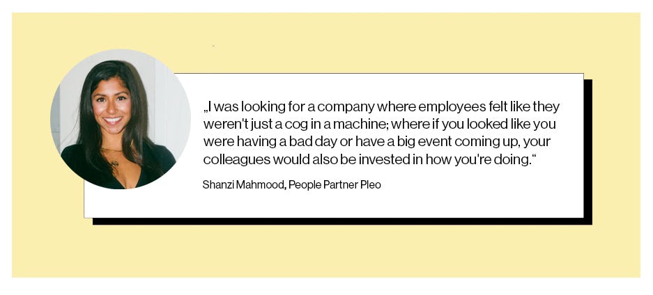 Shanzi Mahmood about working at Pleo