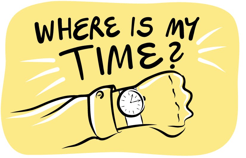 Where is my time? illustration 
