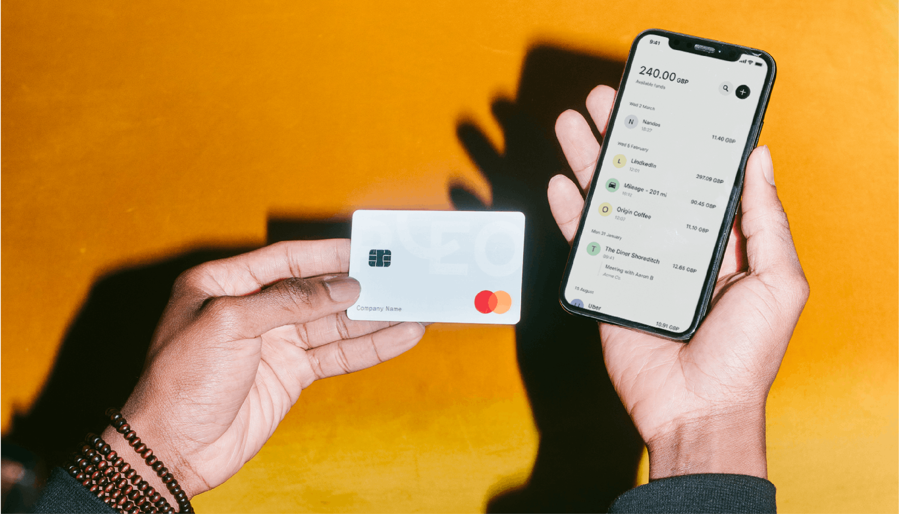 Een zakelijke betaalkaart en een nóg leukere app