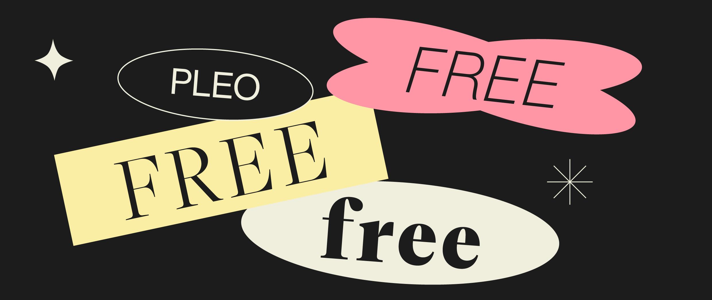 Banners for Pleo Free price plan