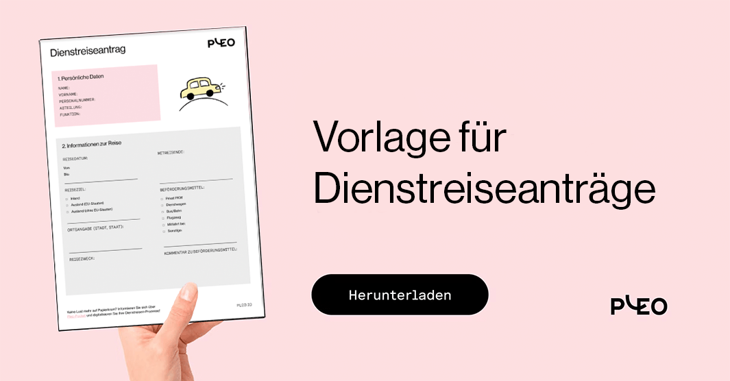 Dienstreiseantrag-Vorlage herunterladen