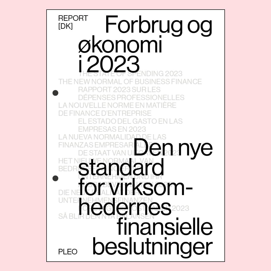 Forbrug og økonomi i 2023