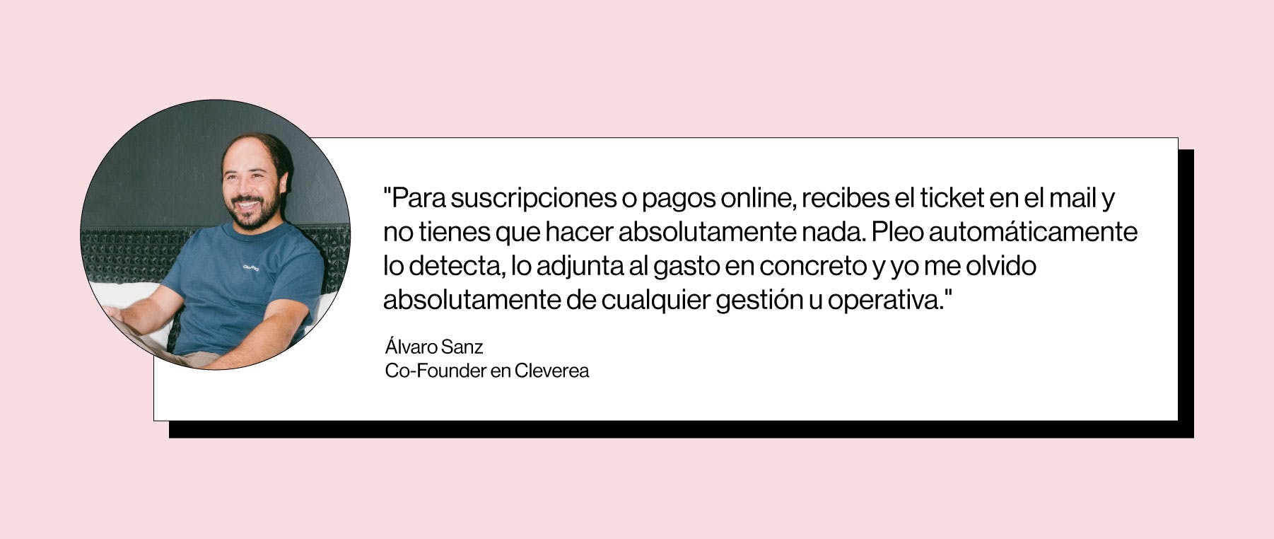 Álvaro cuenta como Pleo detecta los tickets electrónicos