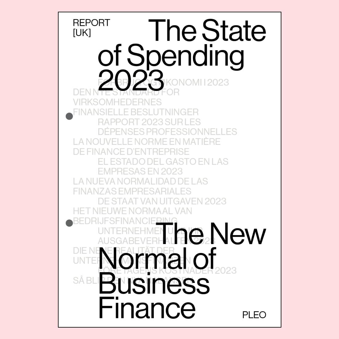 Cover of the State of Spending report