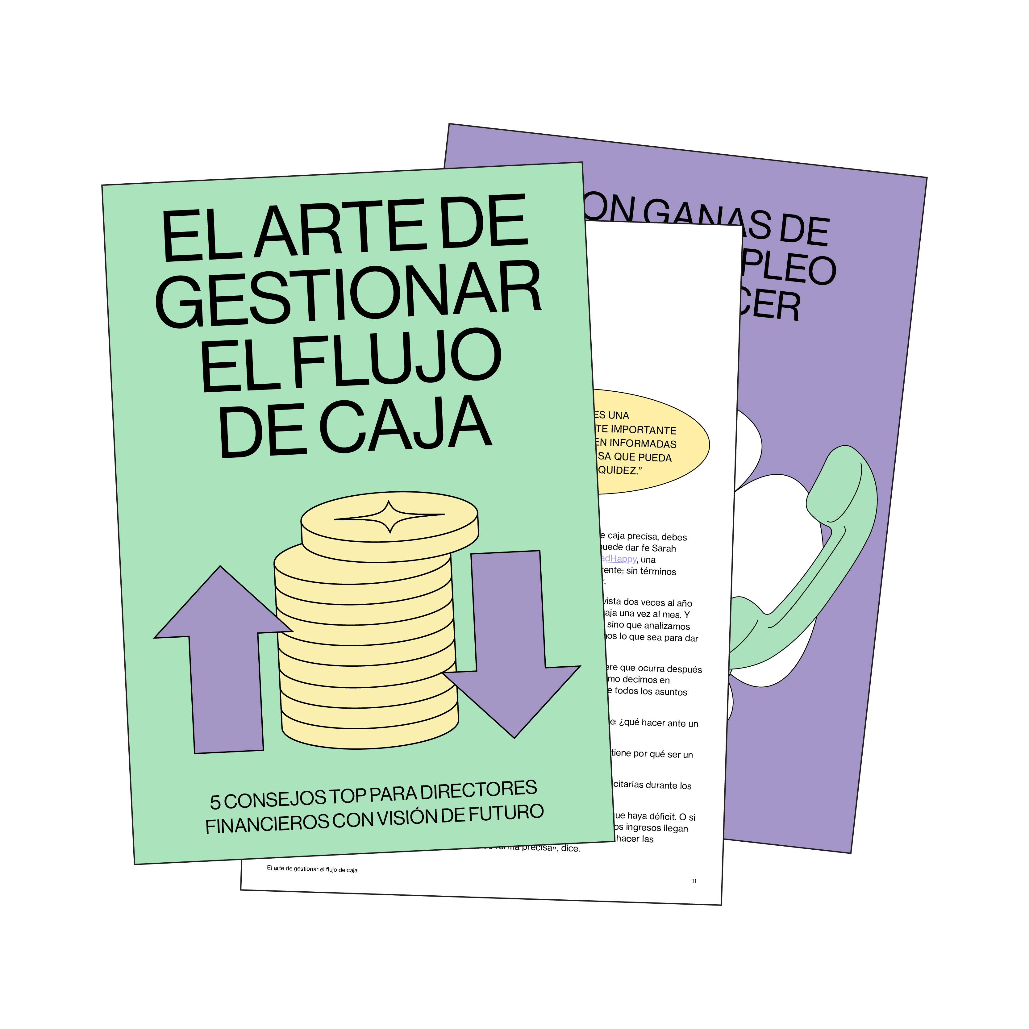 Varias páginas del ebook El arte de gestionar el flujo de caja