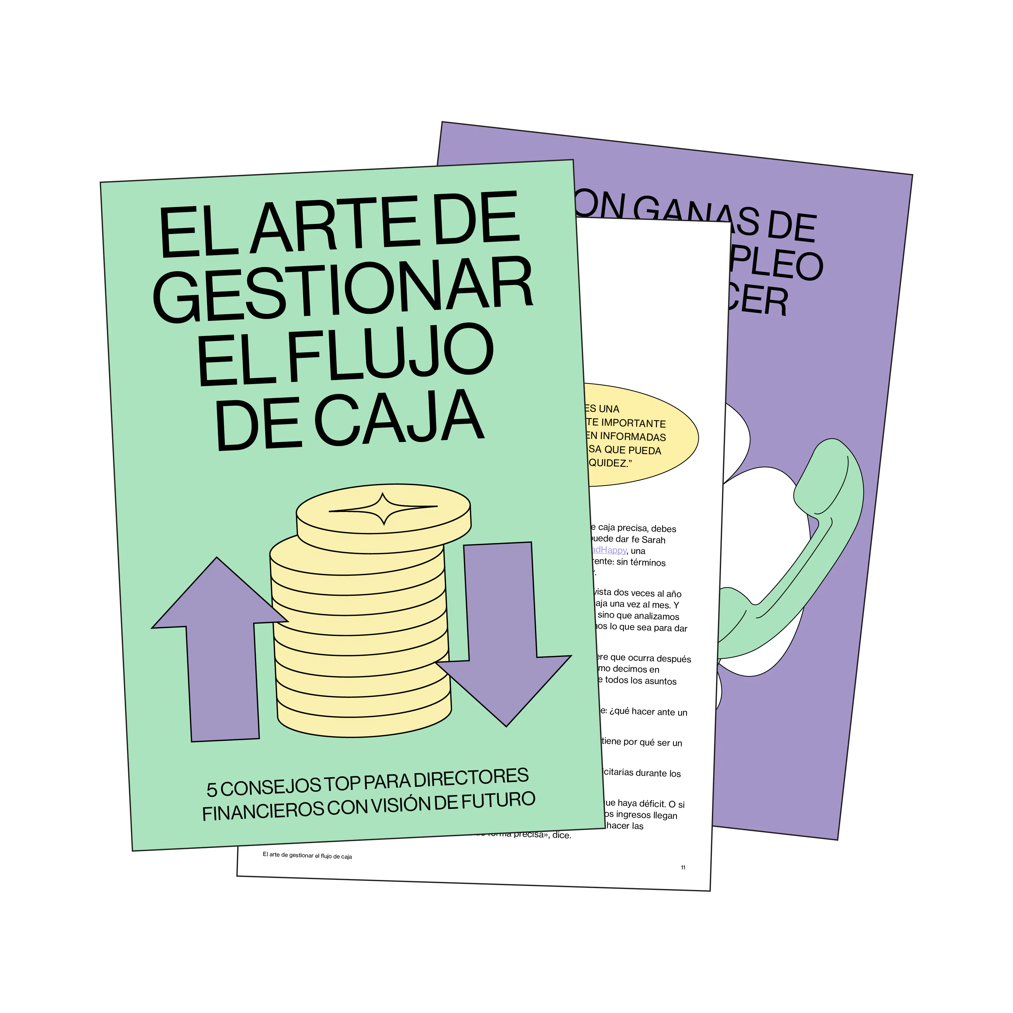 Varias páginas del ebook El arte de gestionar el flujo de caja