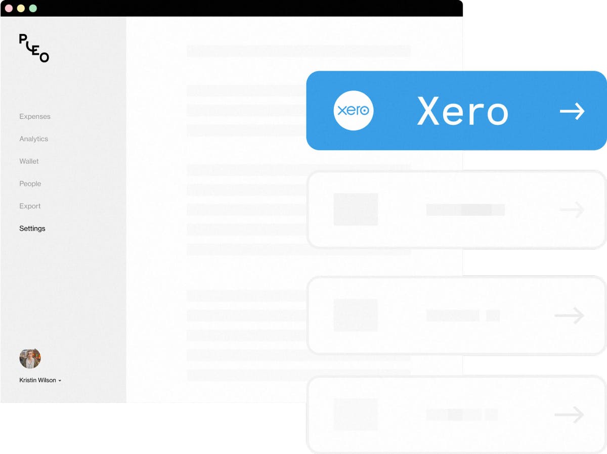 Pleo and Xero screen