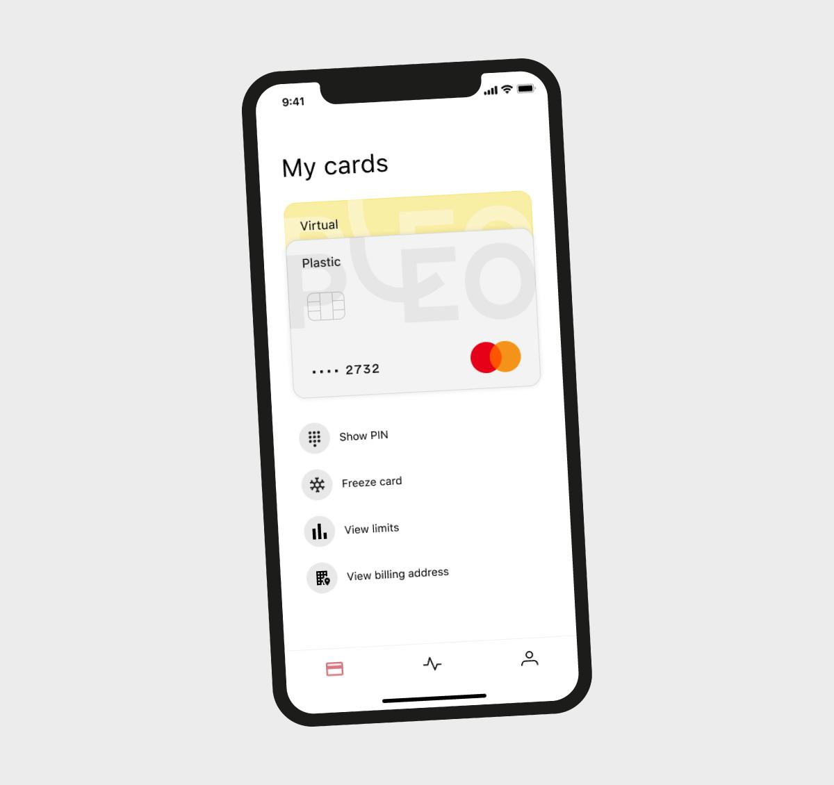 kreditkarte sperren per app