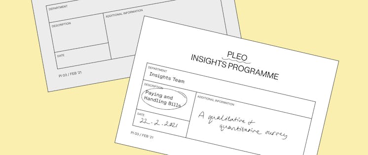 Pleo's invoice management report