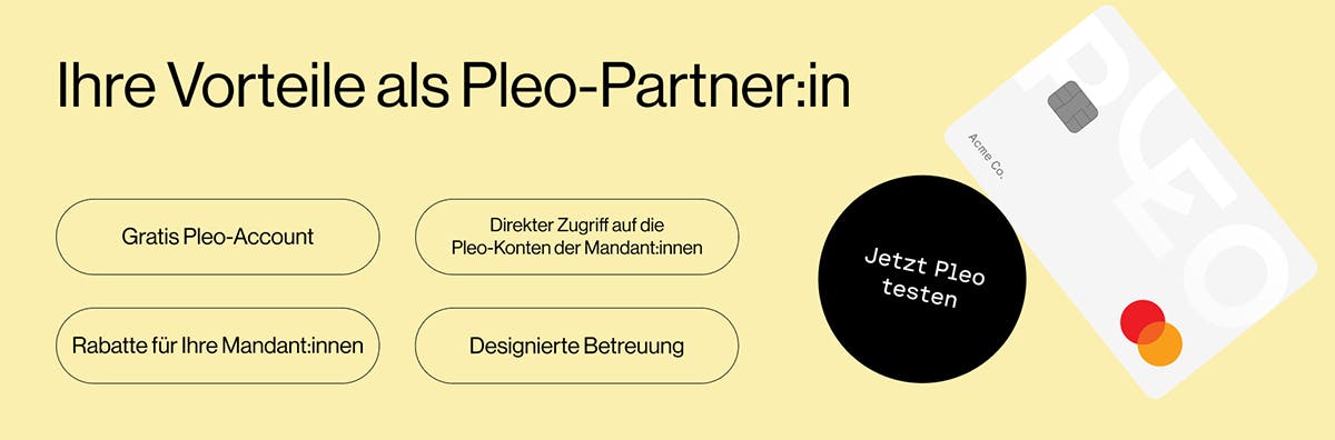 Pleo Partner-Vorteile