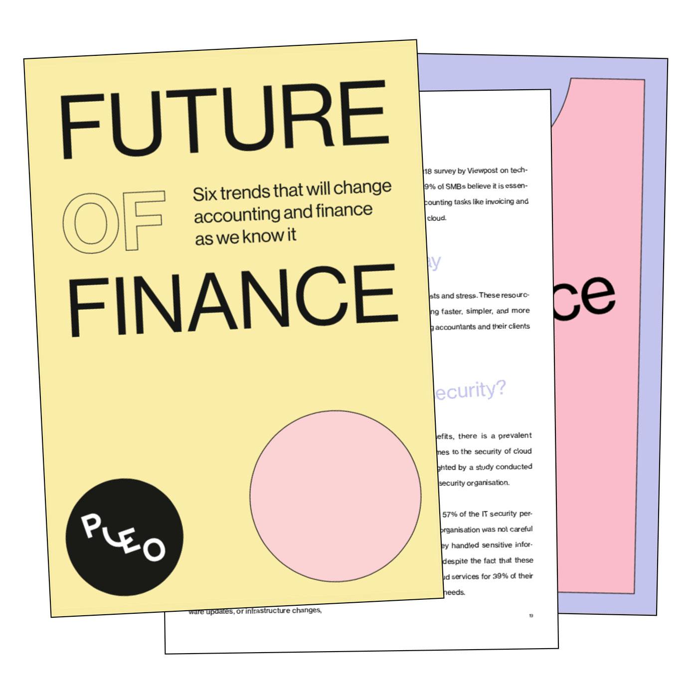 Varias páginas del ebook sobre el futuro de las finanzas
