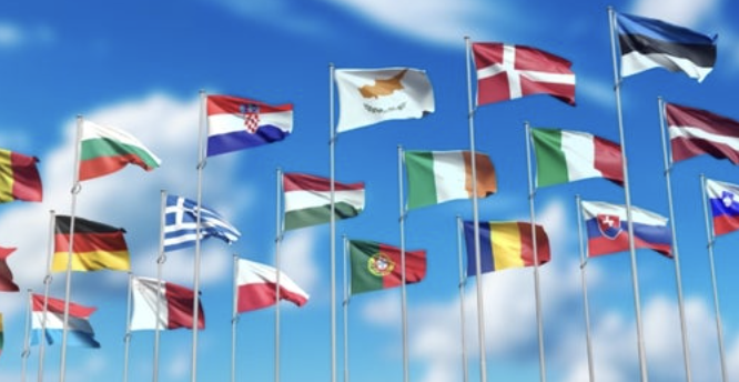 European flags