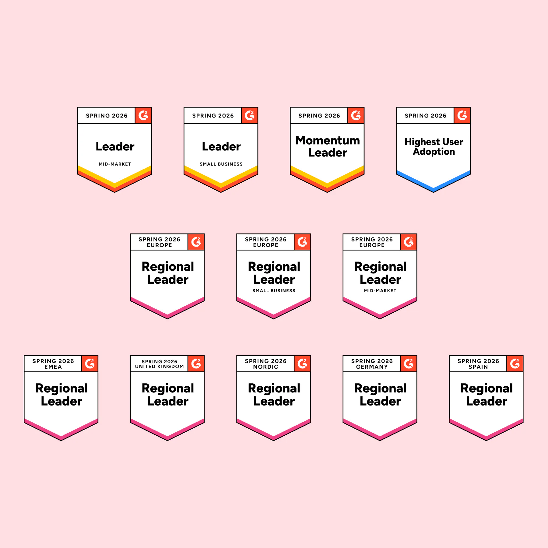 G2 Spring 2026 badges