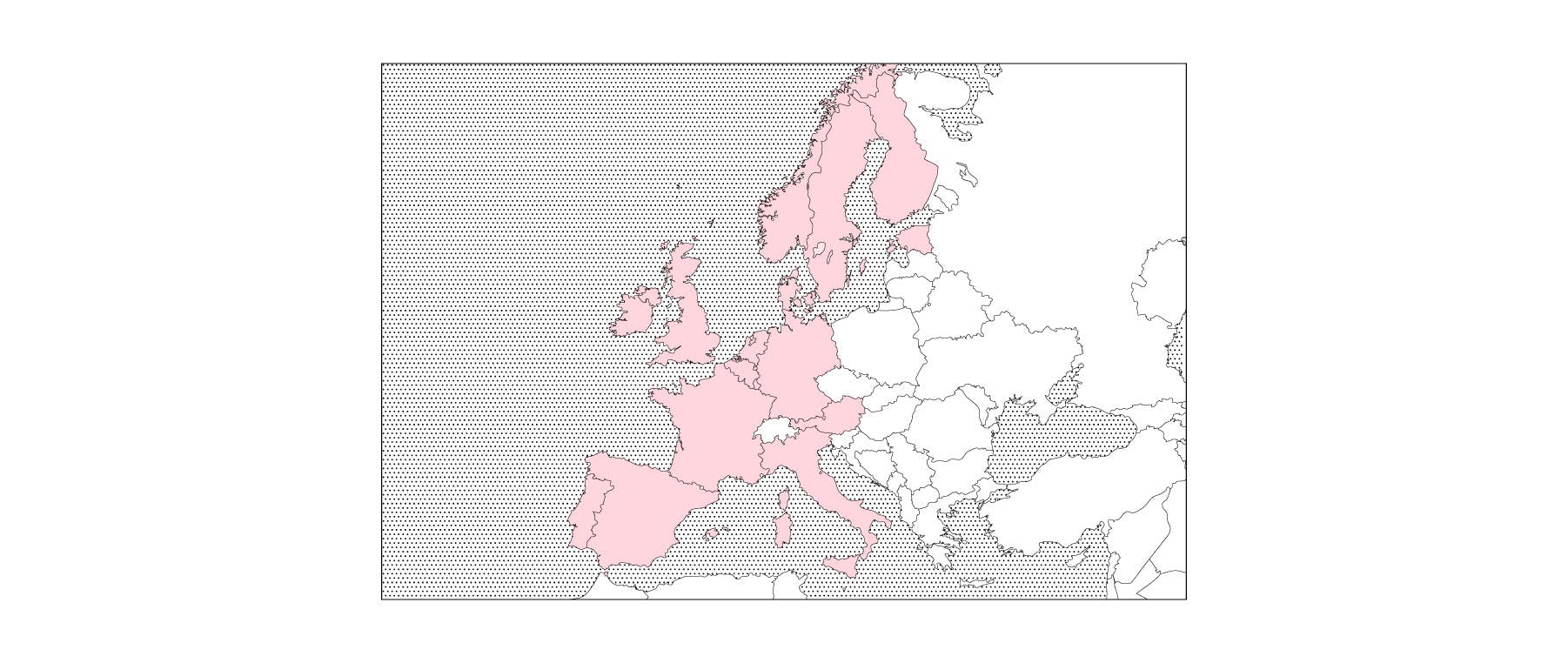 Mapa que muestra todos los países en los que Pleo está disponible