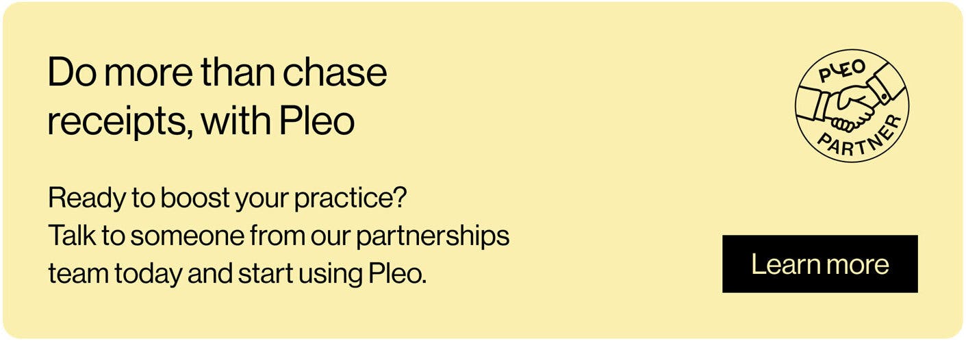 Pleo Partnerships Banner - UK