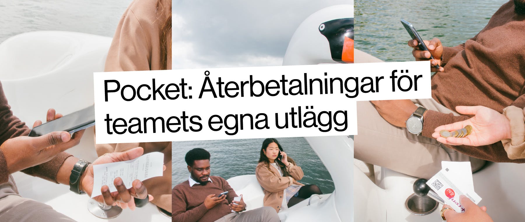 Personer som registrerar egna utlägg med Pleo i farten