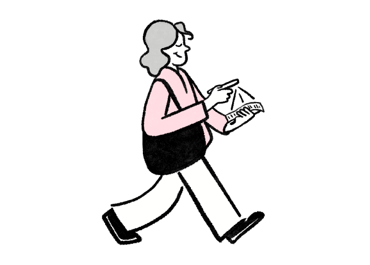 Illustration of an employee capturing a receipt