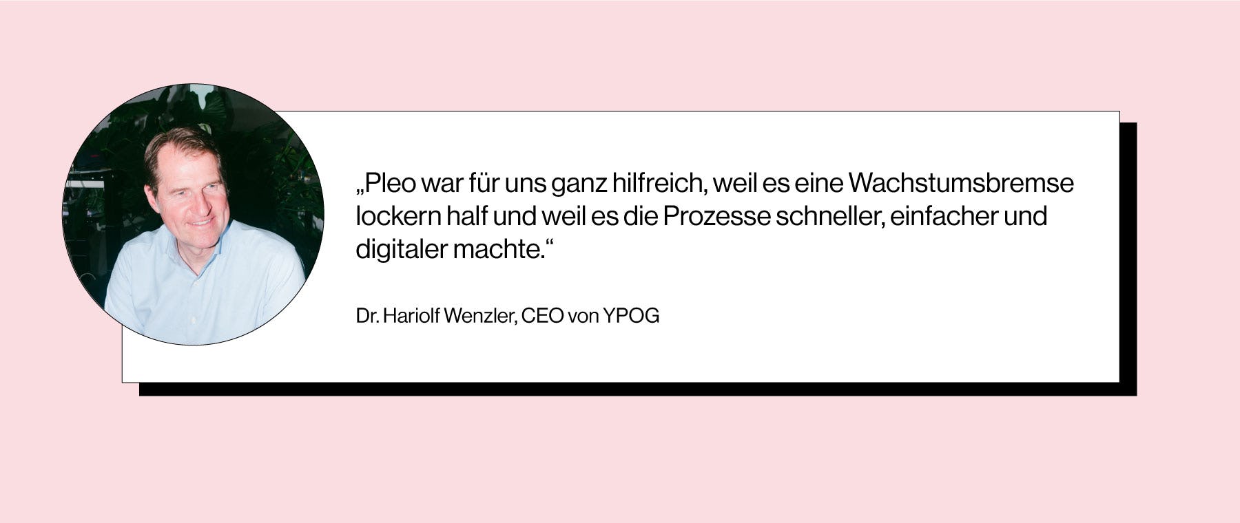 Zitat zu Pleo von Hariolf Wenzler