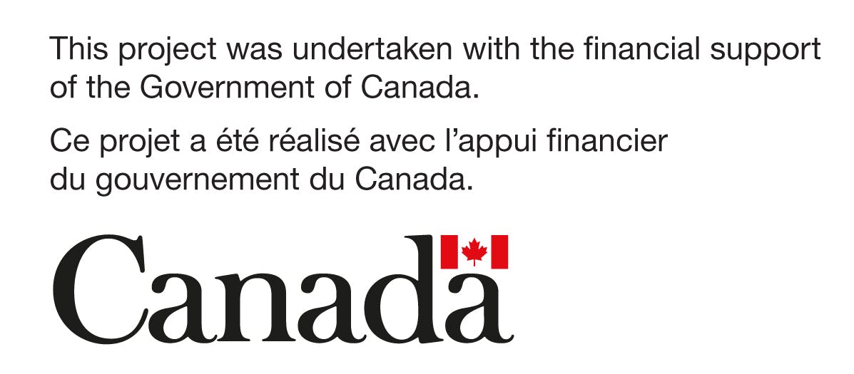 This project was undertaken with the financial support of the Government of Canada