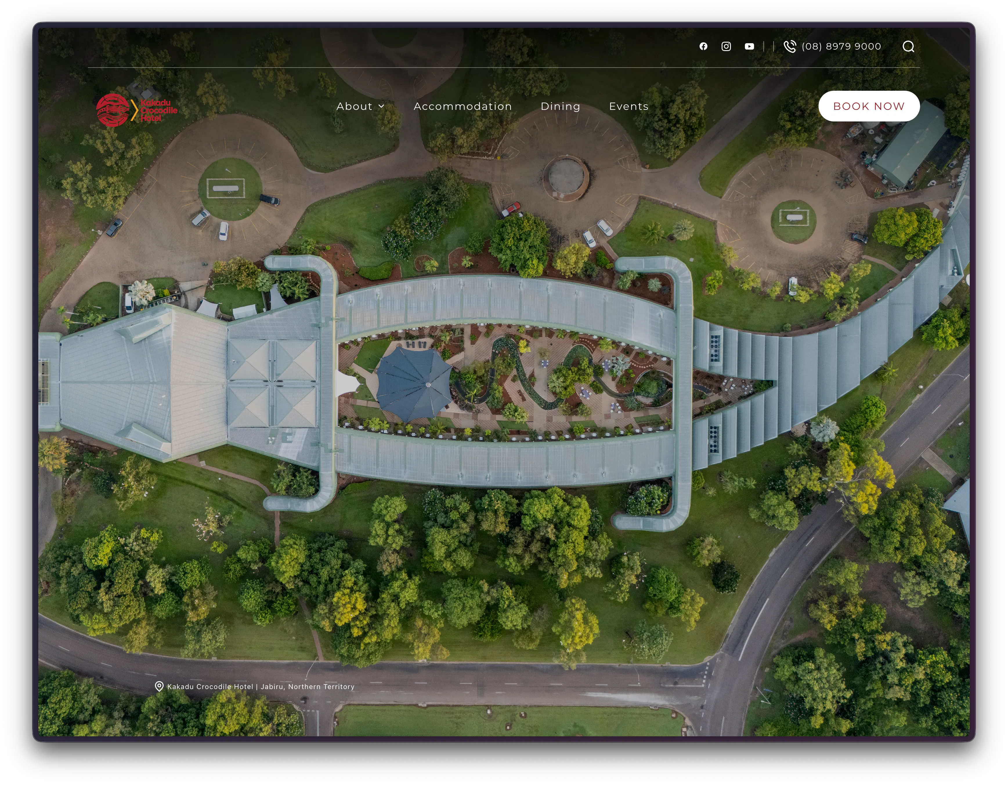 Kakadu Crocodile Hotel — homepage