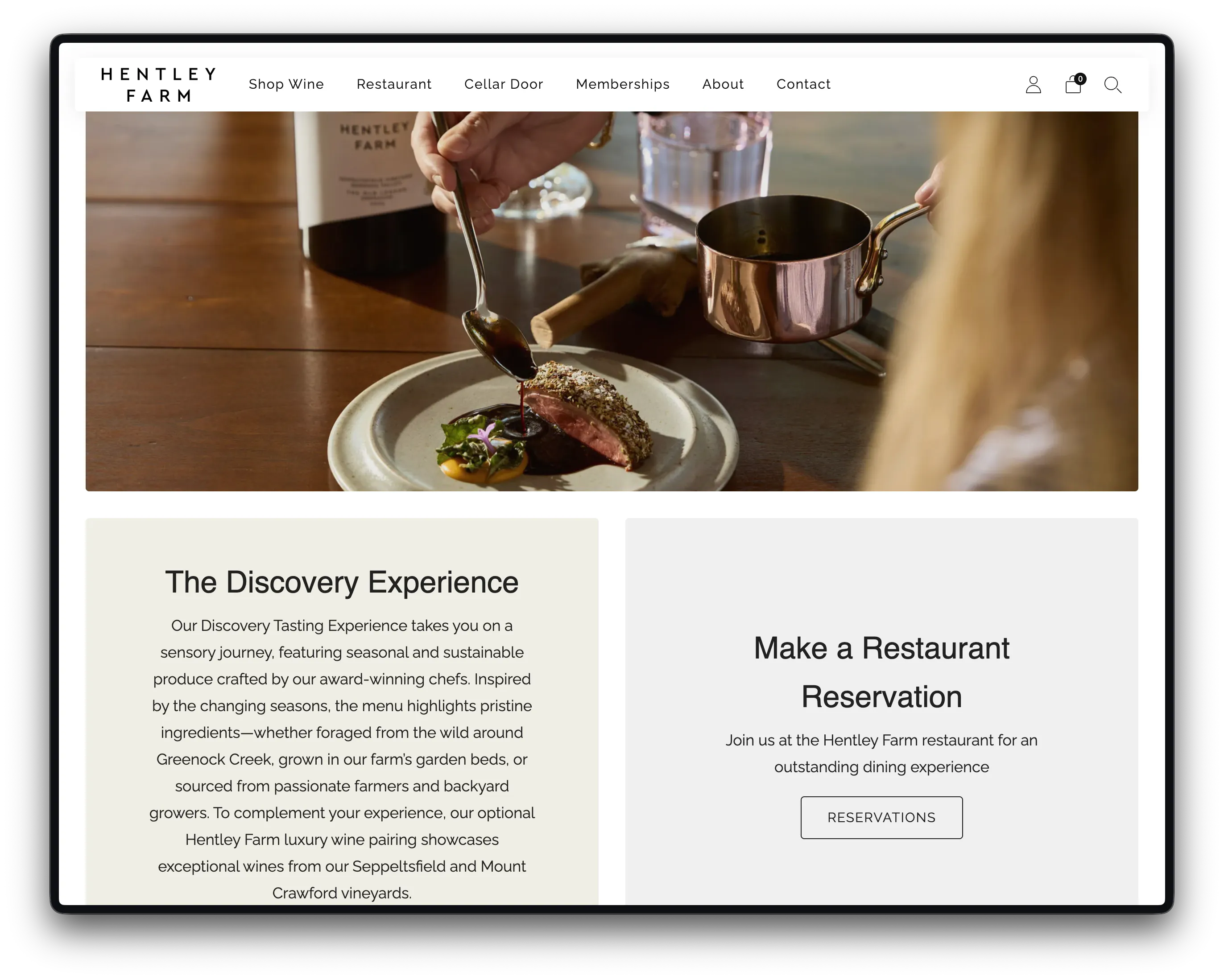 Hentley Farm — restaurant