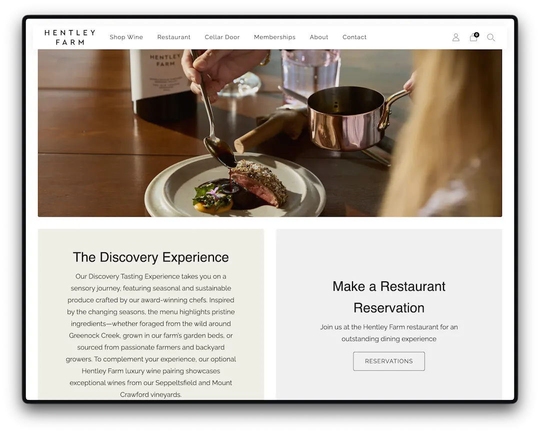 Hentley Farm — restaurant