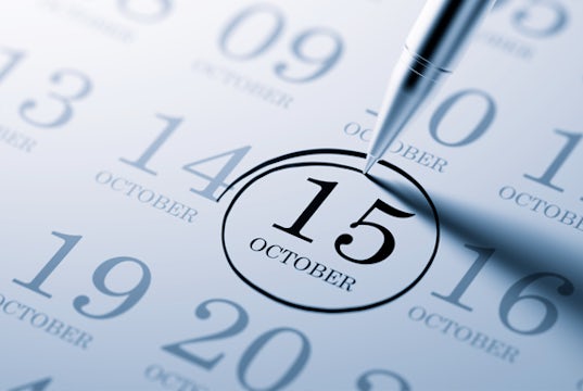 Keep These 2 Things In Mind As October 15th Approaches