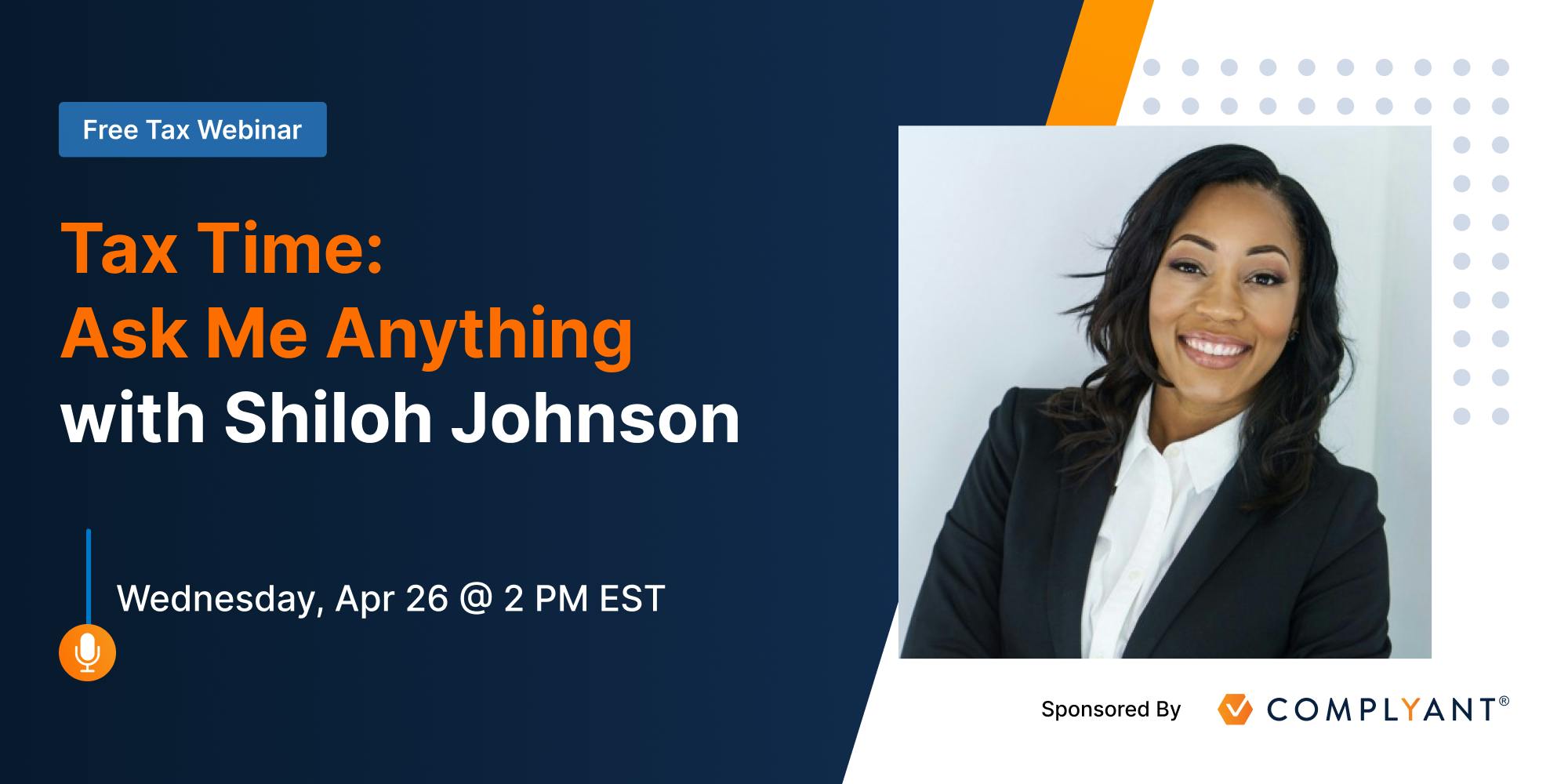 Tax Time: Ask me Anything with Shiloh Johnson