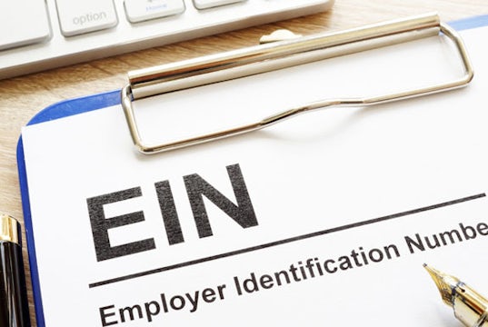 Employer Identification Number Paperwork