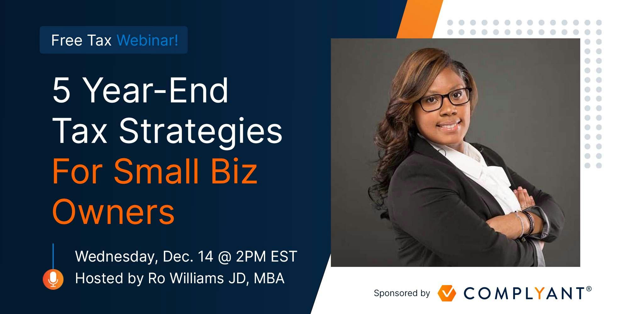 5 Year-End Tax Strategies for Small Business Owners