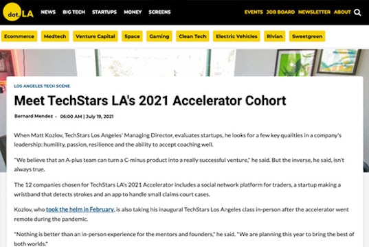 Meet TechStars LA's 2021 Accelerator Cohort