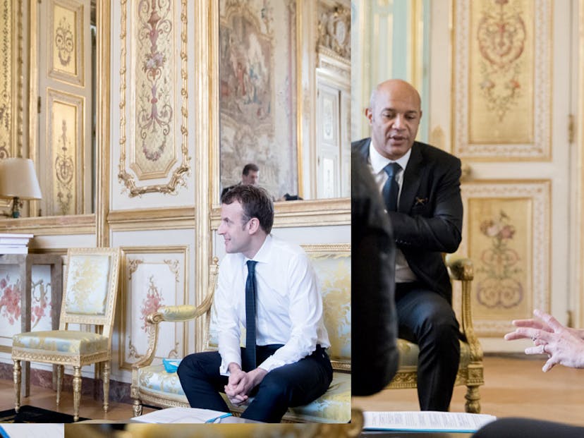 Le Président GIBBS rencontre le Président MACRON à l'Elysée president-gibbs-et-president-macron.jpg