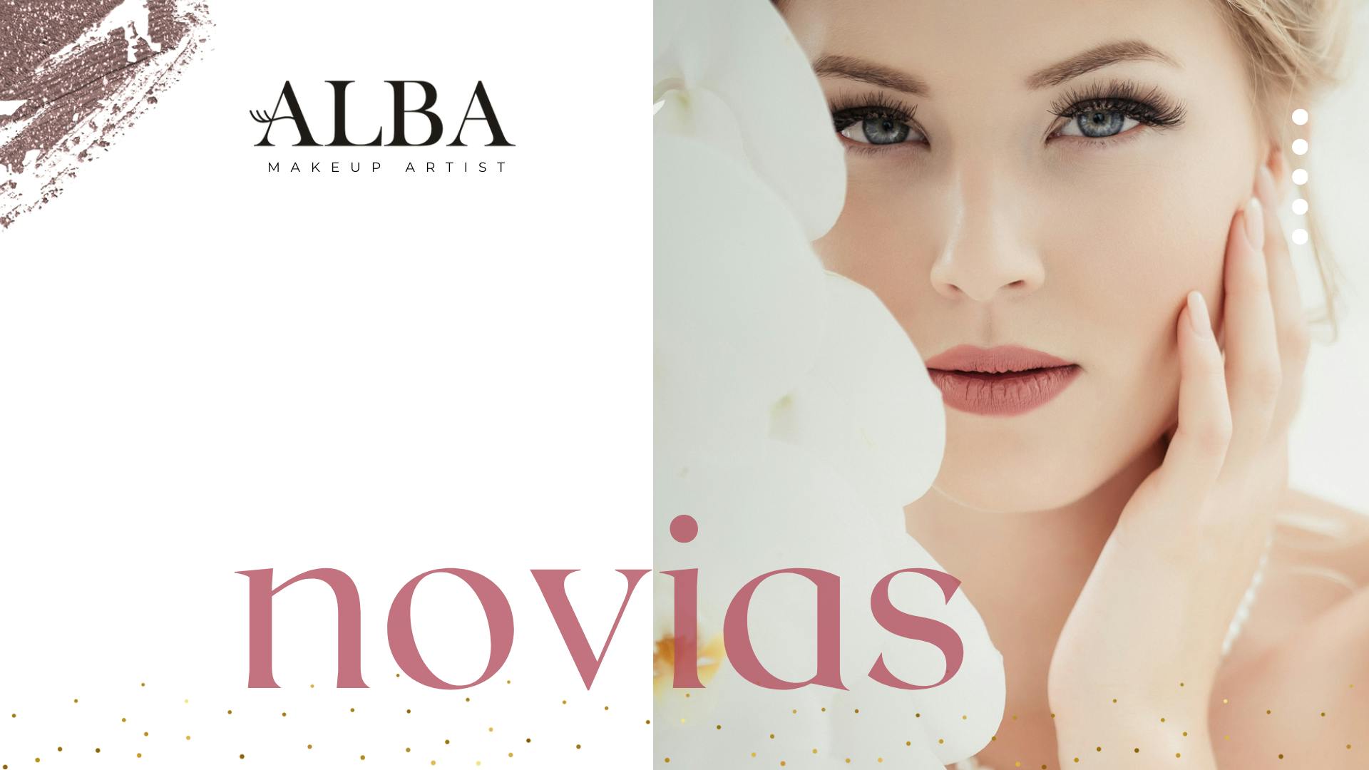 Professional Comunicación - Cliente Comercial - Dossier maquillaje para novias - Alba Make Up