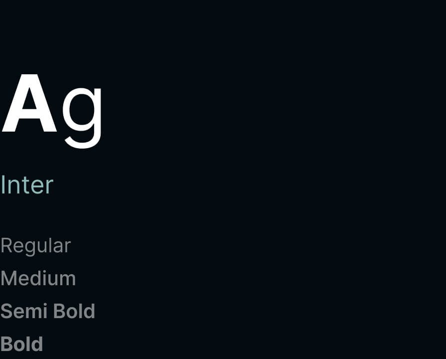 Project typography