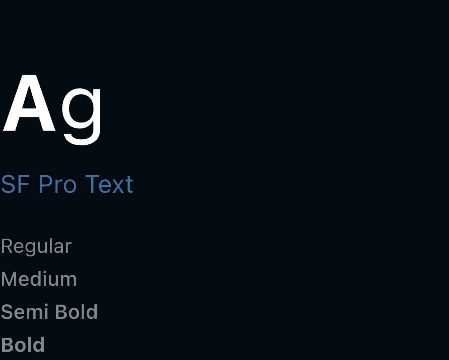 Project typography