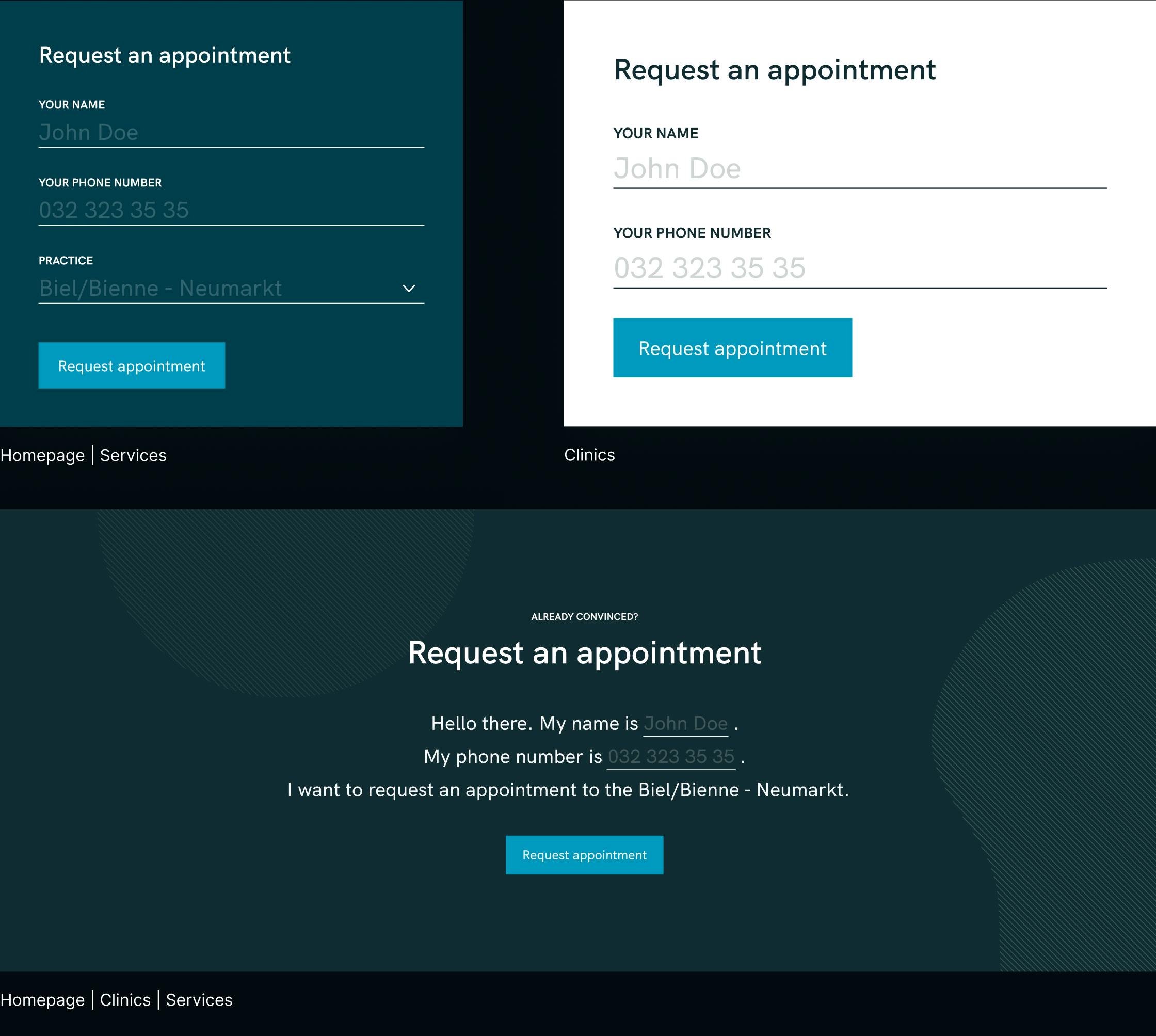 Booking process