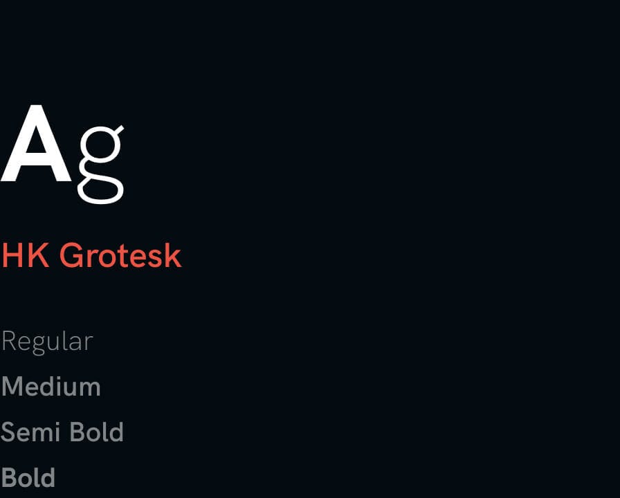 Project typography