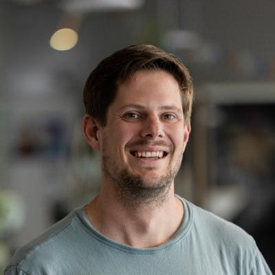 Close-up of Helio's CEO, Kevin Hafeli
