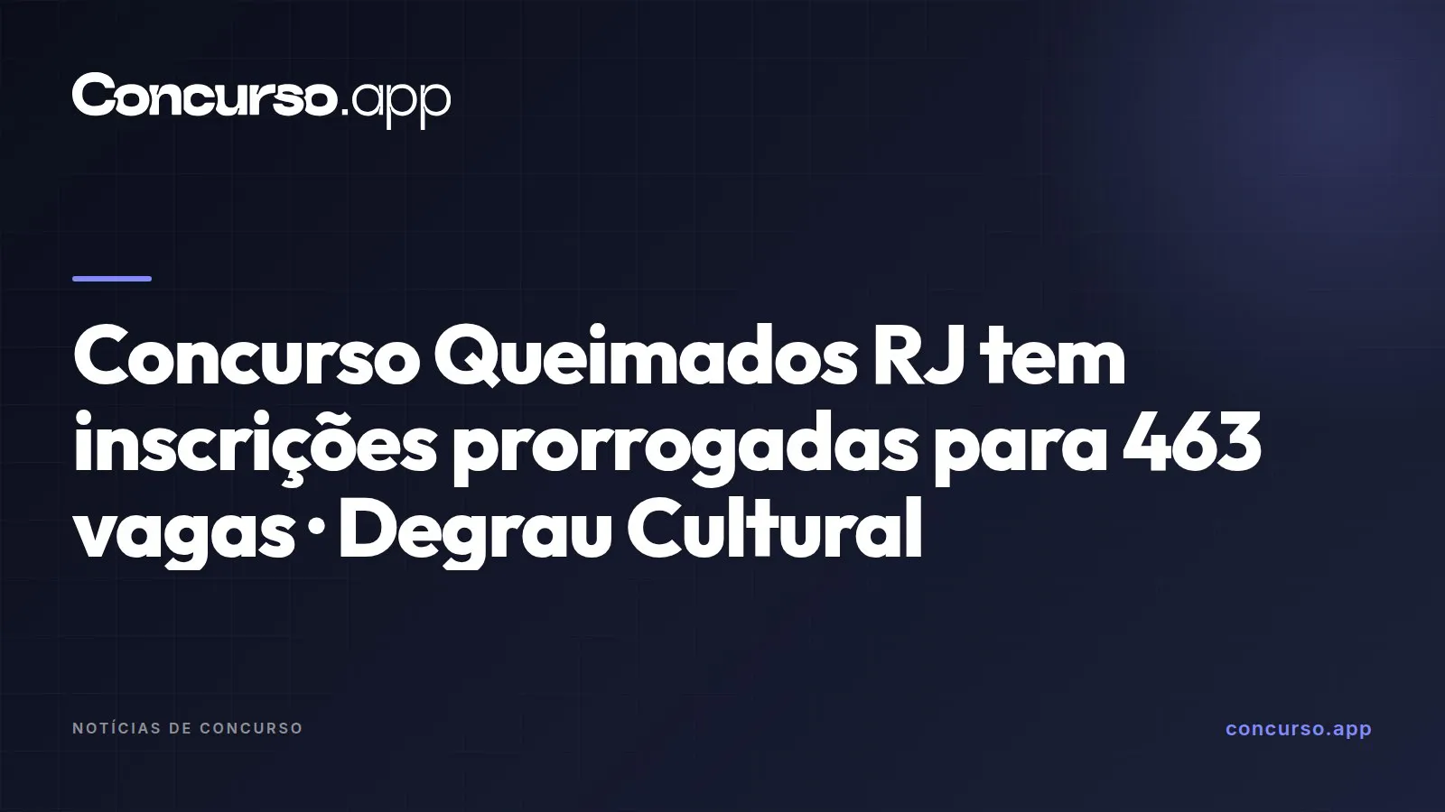 Concurso Queimados RJ tem inscrições prorrogadas para 463 vagas · Degrau Cultural
