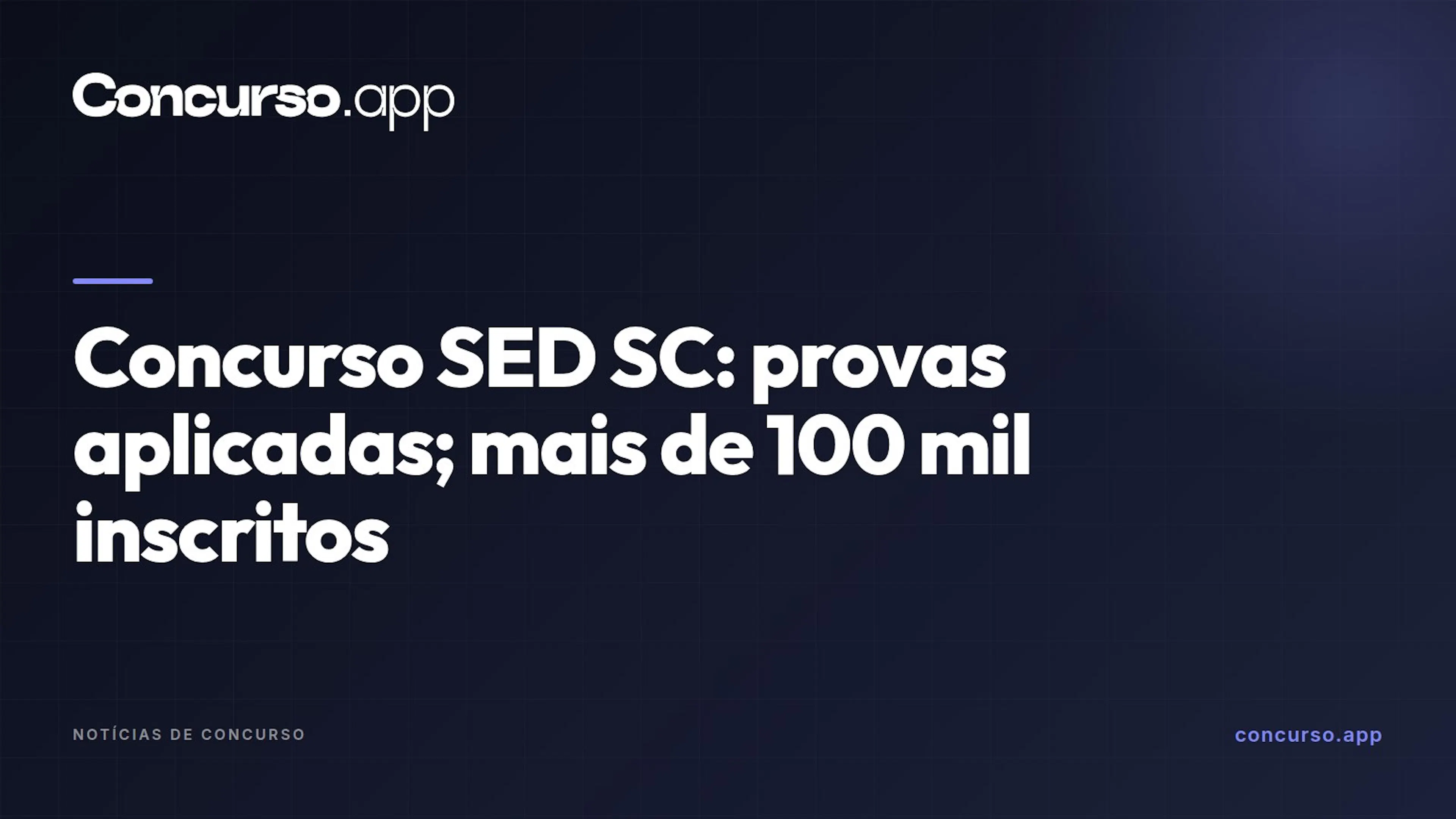 Concurso SED SC: provas aplicadas; mais de 100 mil inscritos