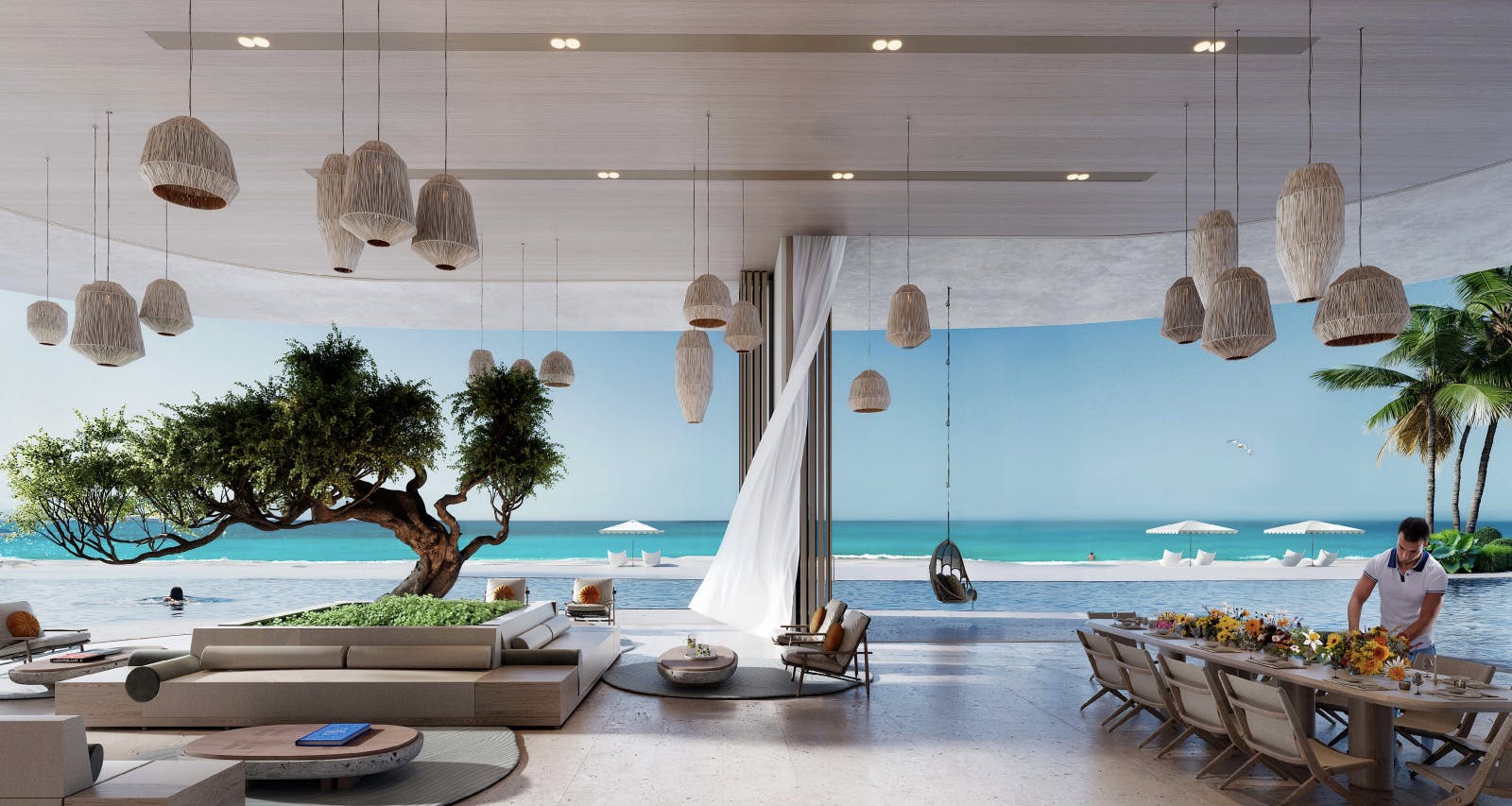 Aya Beachfront Family Lounge