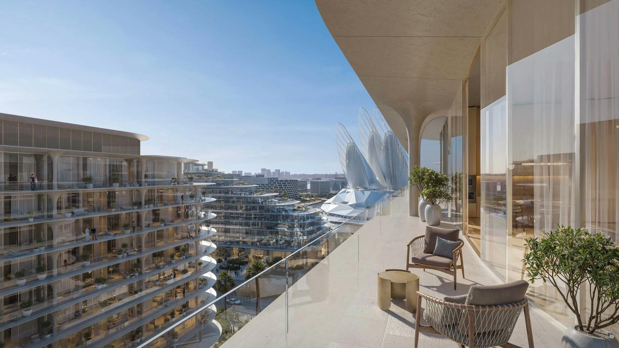 Abu Dhabi Aldar The Row Saadiyat Balcony Views