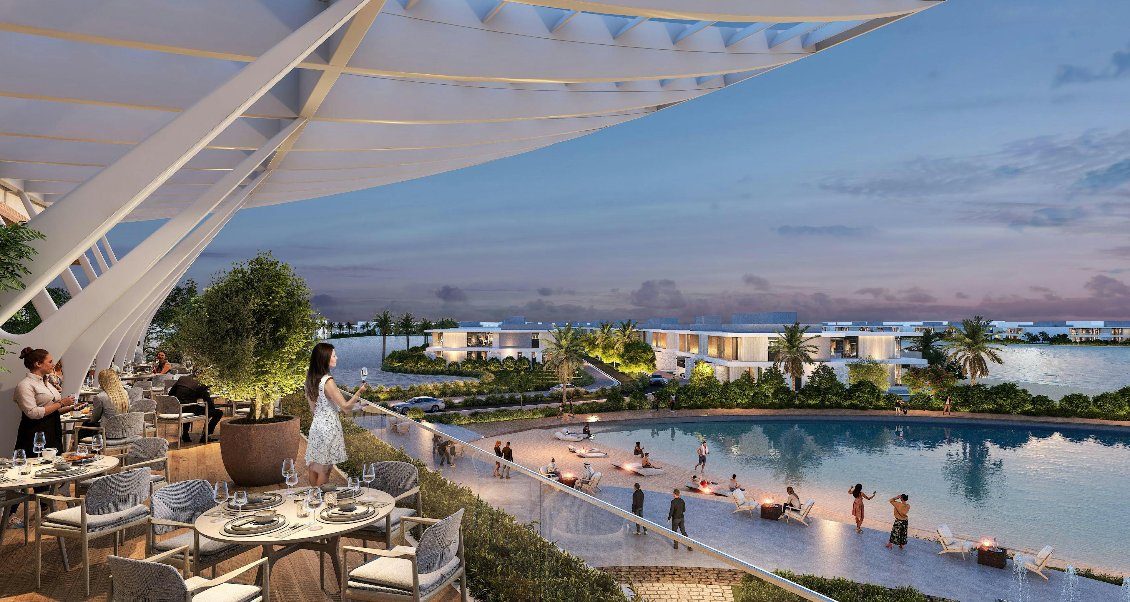 UAQ Siniya Island Sobha Balcony Views