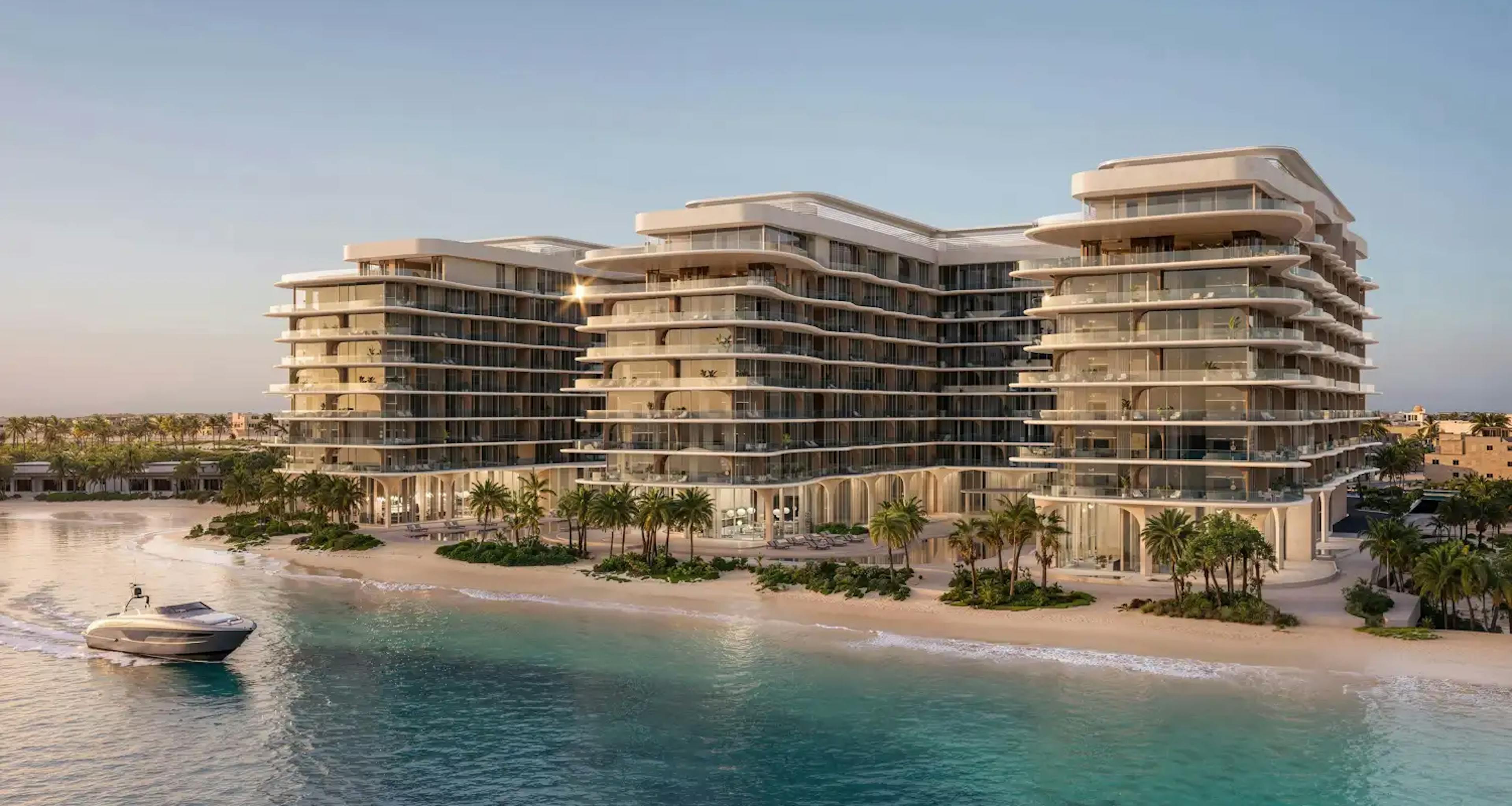 UAQ Aya Beachfront Residences Deyaar Exterior & Beach