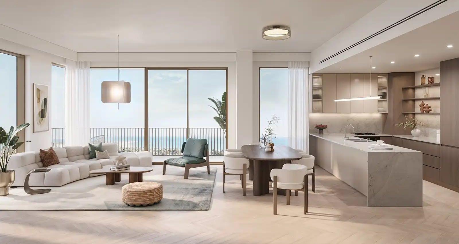 Mina Nura Kitchen/Living Area