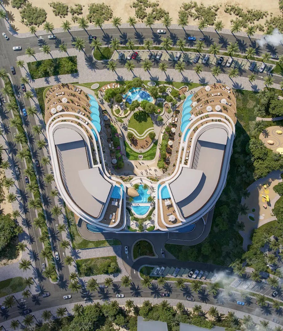 Aqua Arc Aerial View