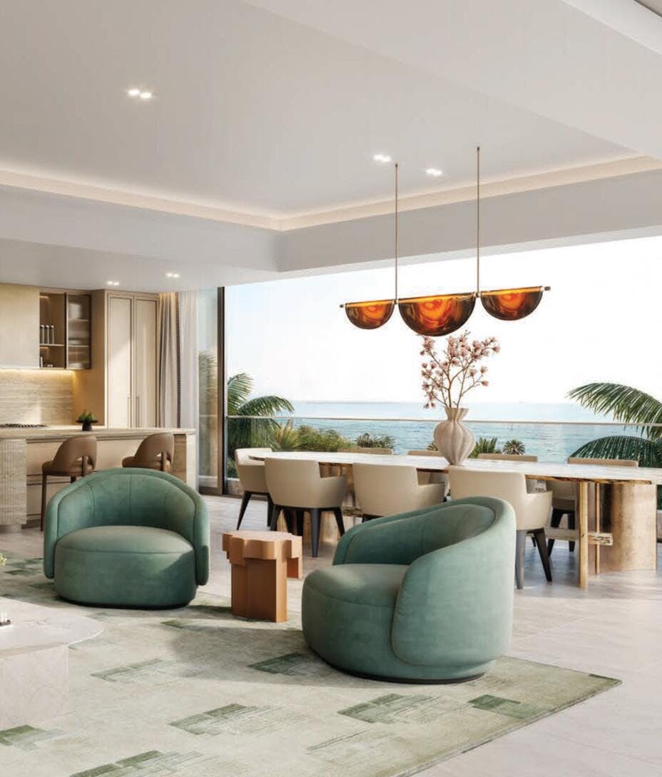 Fairmont Residences Living Area