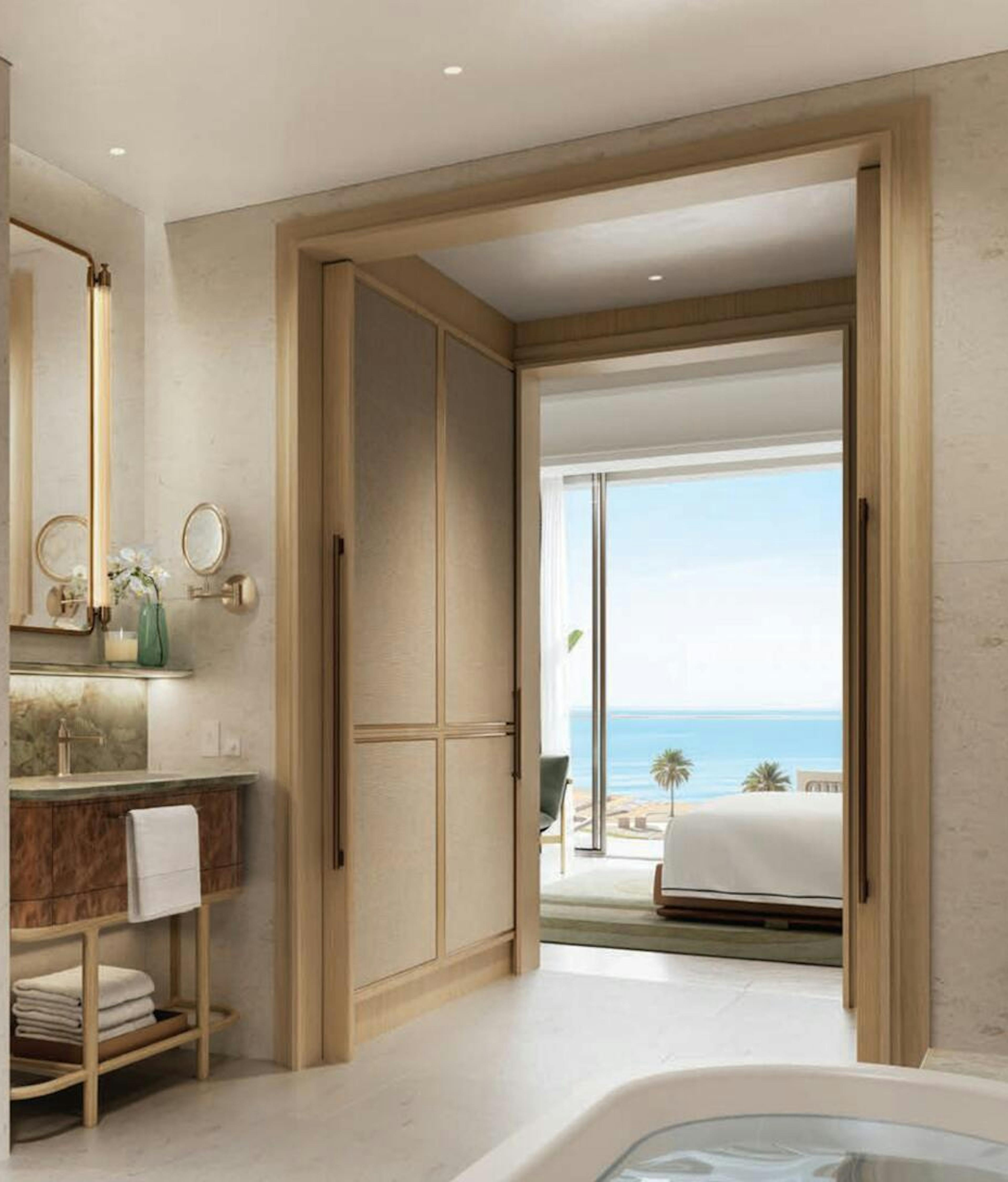 Fairmont Residences Bathroom/Bedroom